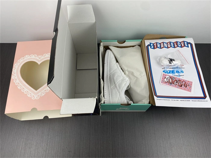 EasyCare Nike Dunk Low Dover Street Market Triple White Velvet DH2686- 4766