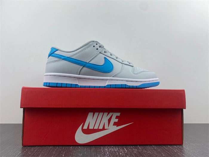 WrinkleFree Nike Dunk Low Retro Pure Platinum Blue Lightning DV0831- 4628