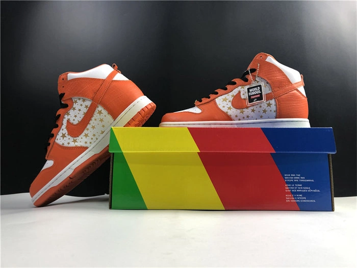 Nike SB Dunk High Supreme Orange 307385- Effortless 4937
