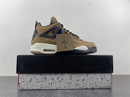 Travis Scott x Air Jordan 4 Retro Brown  AJ4- ZeroBulk 3936